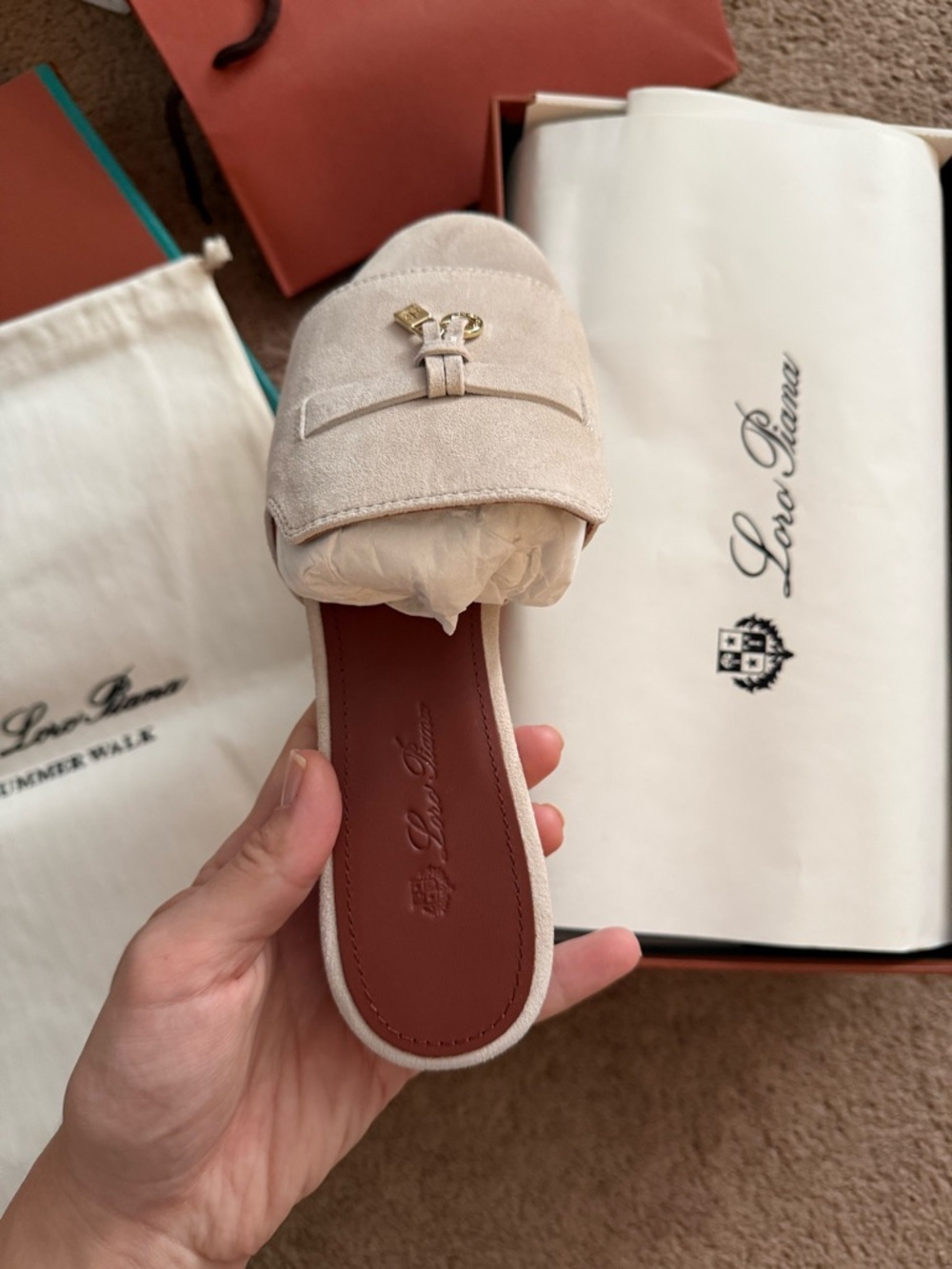 Loro Piana Summer Charms Sandal
Size 37